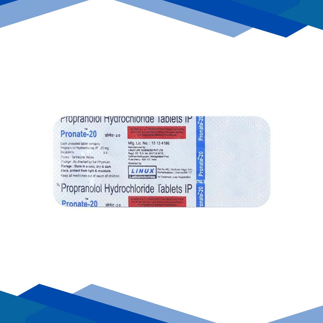 Pronate 20mg Tablet 10’S