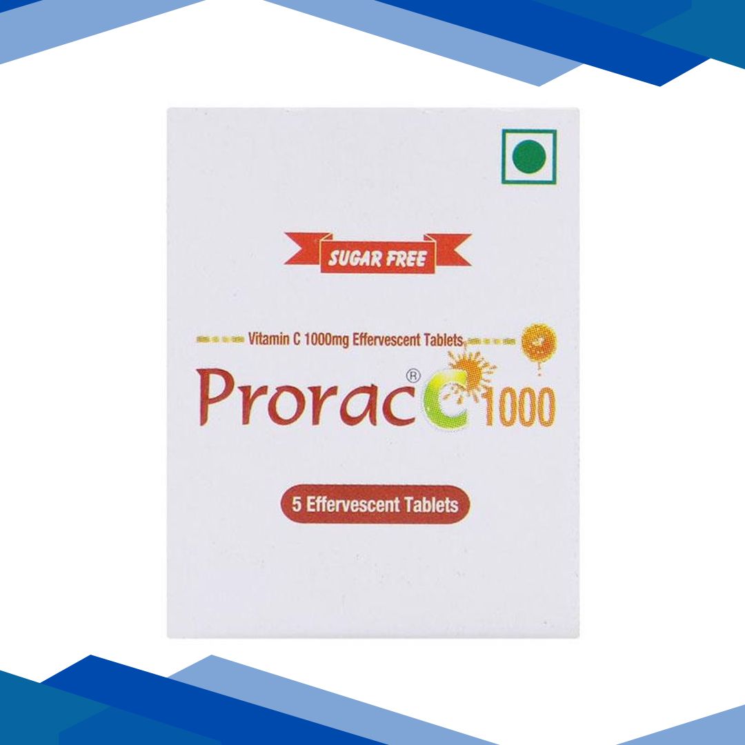 Prorac C 1000 Sugar Free Effervescent Tablet 5’s