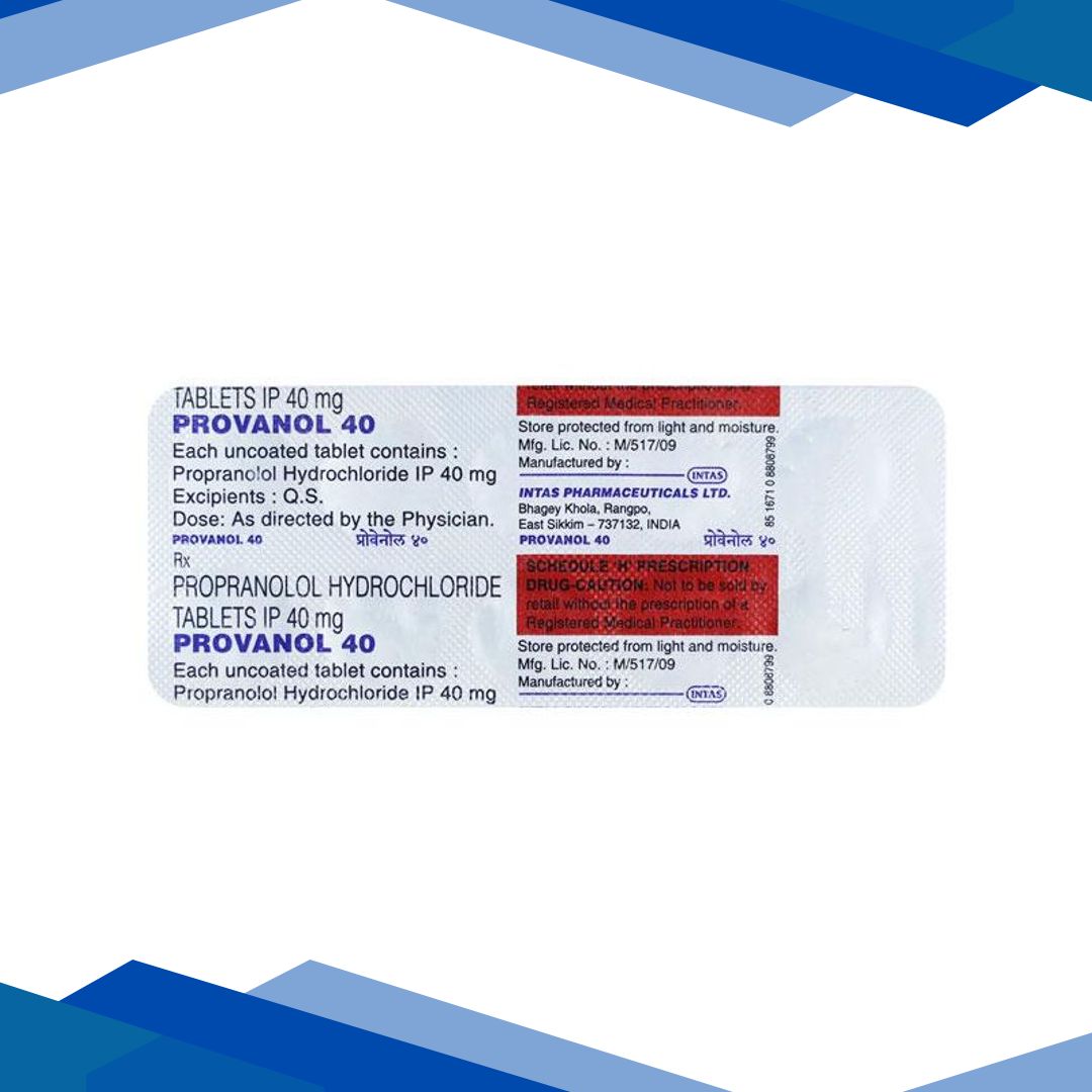 Provanol 40mg Tablet 10’S