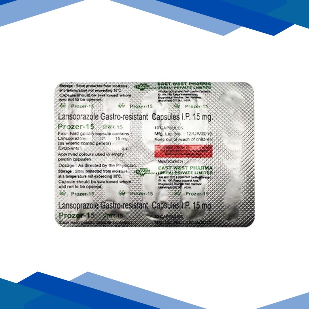 Prozer 15mg Capsule 10’S