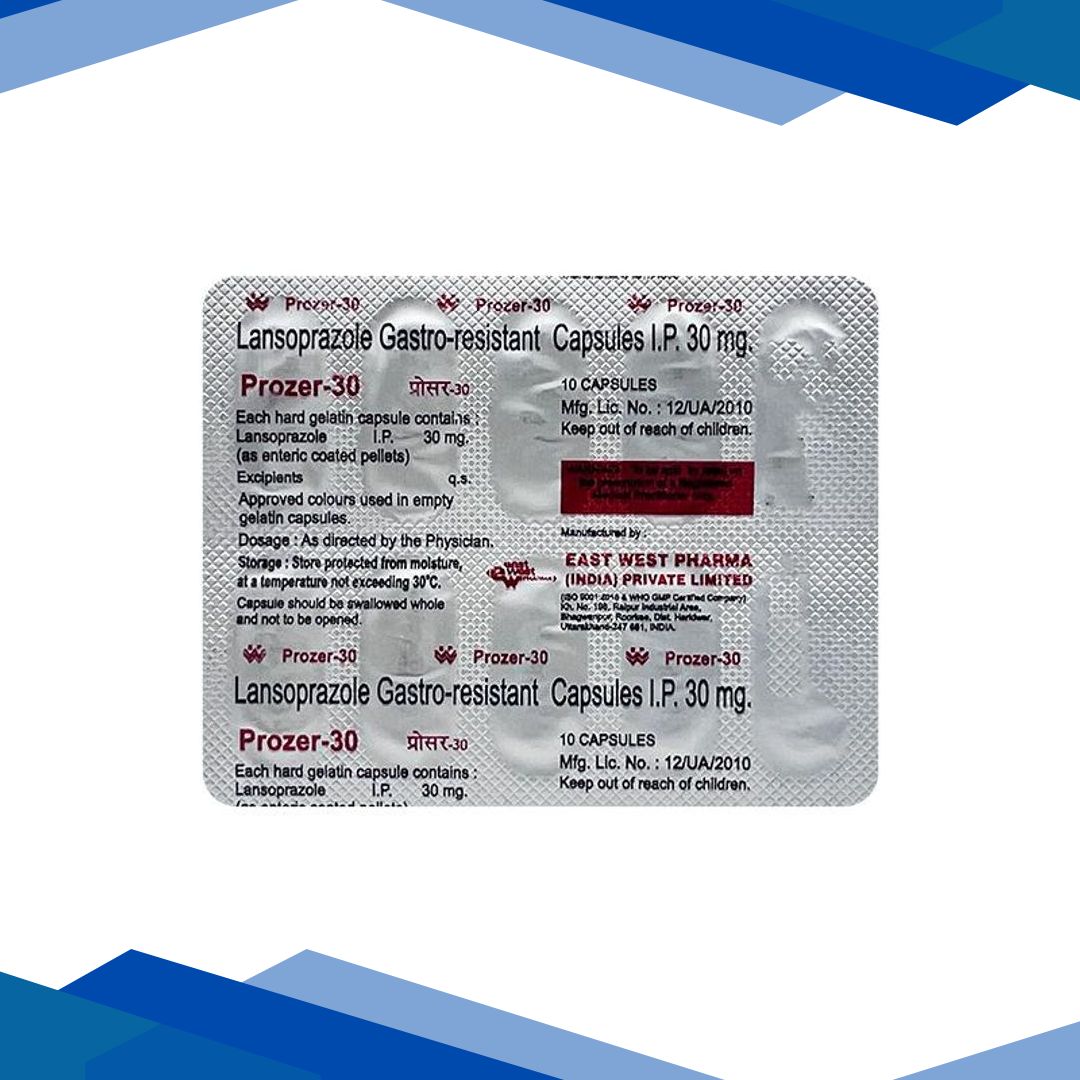 Prozer 30mg Capsule 10’S