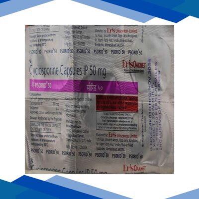 Psorid 50mg Capsule 5’S