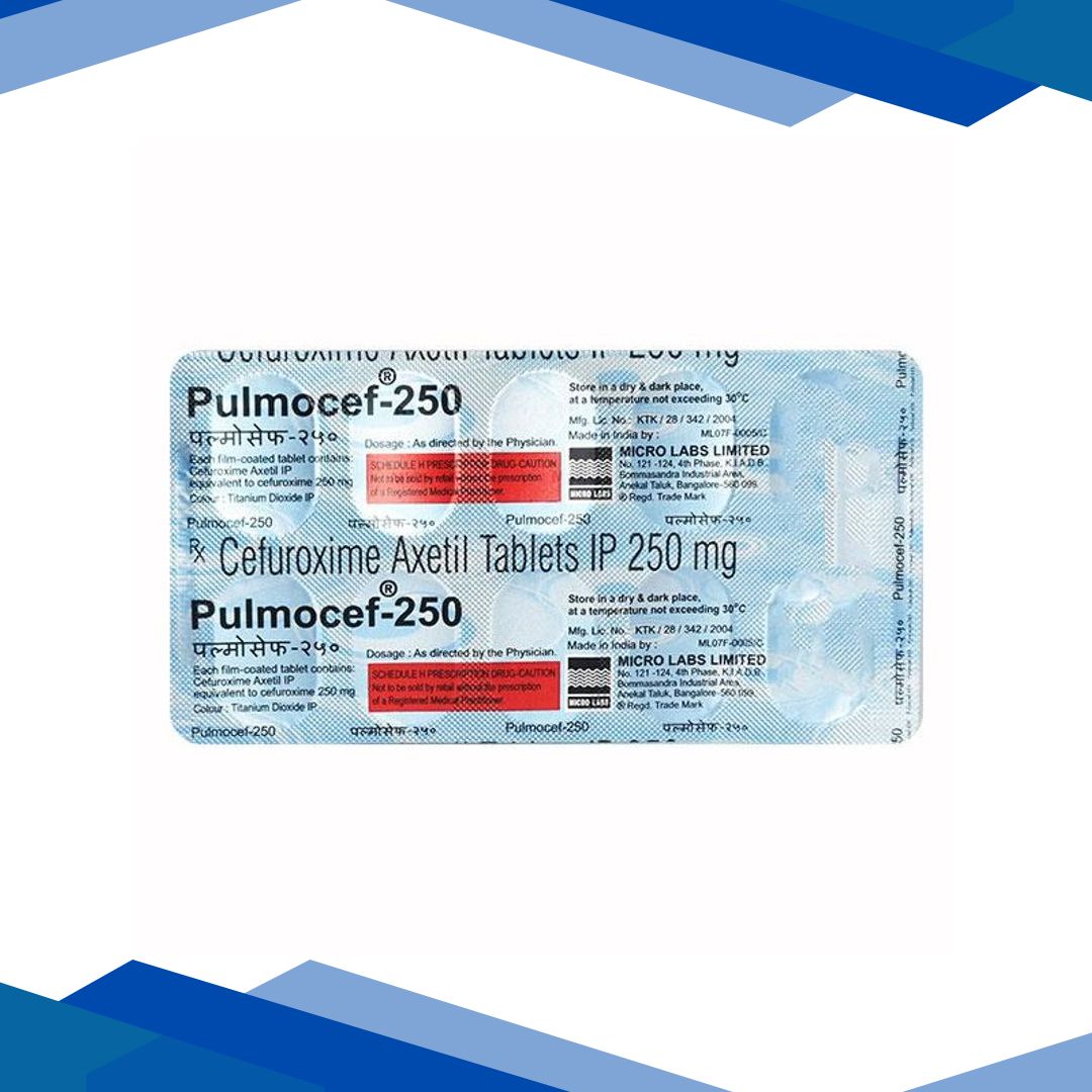 Pulmocef 250mg Tablet 10’S