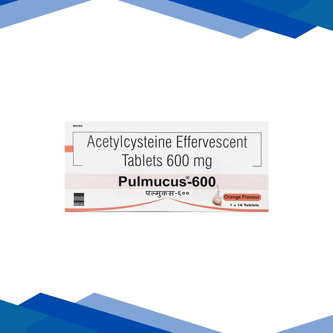 PULMUCUS 600 ORANGE FLAVOUR Effervescent Tablet 10’s