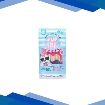 Pup Ice Rocket Lollies Blueberry & Strawberry 90 g