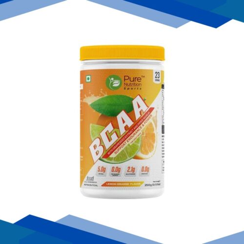 Pure Nutrition BCAA Powder – Lemon Orange Flavor For Adult (Men) 250 gm