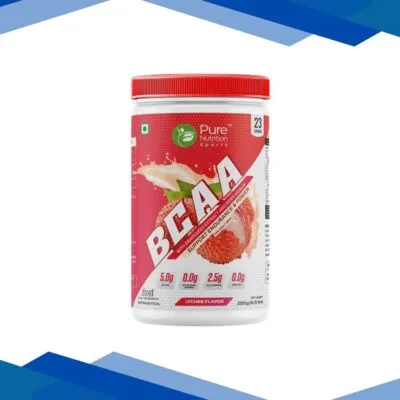 Pure Nutrition BCAA Powder – Lychee Flavor For Adult (Men) 250 gm