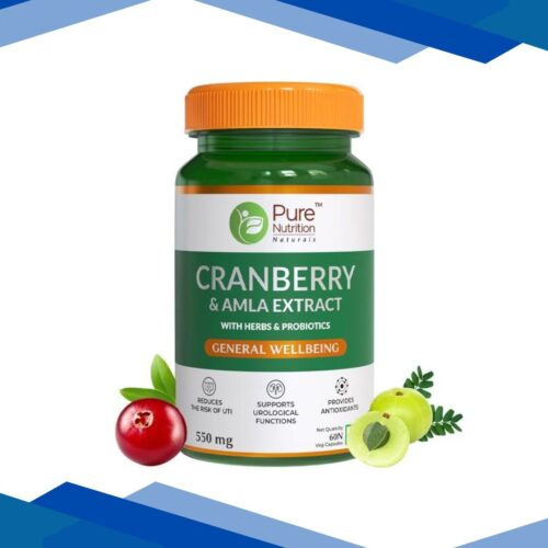 Pure Nutrition Cranberry & Amla Extract Capsule 60’s