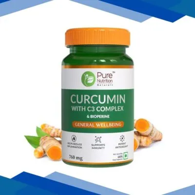 Pure Nutrition Curcumin with C3 Complex 760 mg Veg Capsule 60’s