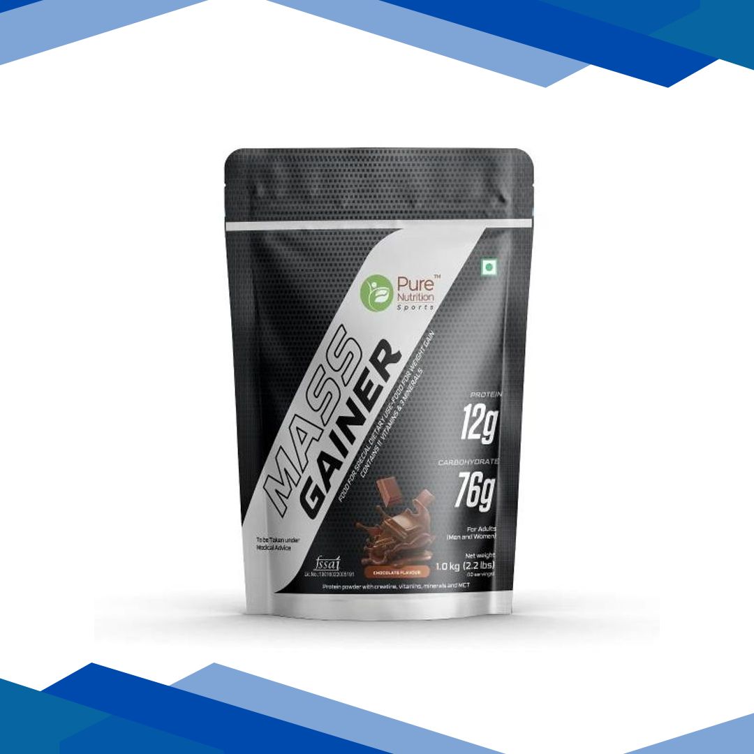 Pure Nutrition Mass Gainer Protein Powder – Chocolate Flavour 1 kg