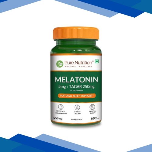Pure Nutrition Melatonin Natural Sleep Support Veg Tablet 60’s
