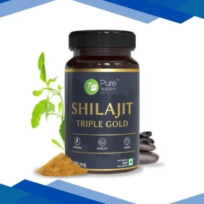 Pure Nutrition Shilajit Gold 700 mg Veg Capsule 30’s
