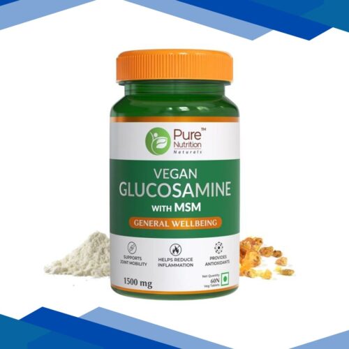 Pure Nutrition Veg Glucosamine with MSM 3850mg Veg Tablet 60’s
