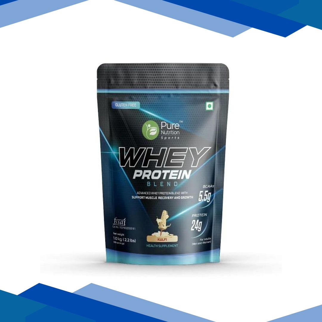 Pure Nutrition Whey Blend Protein Powder – Kulfi Flavour 1 kg