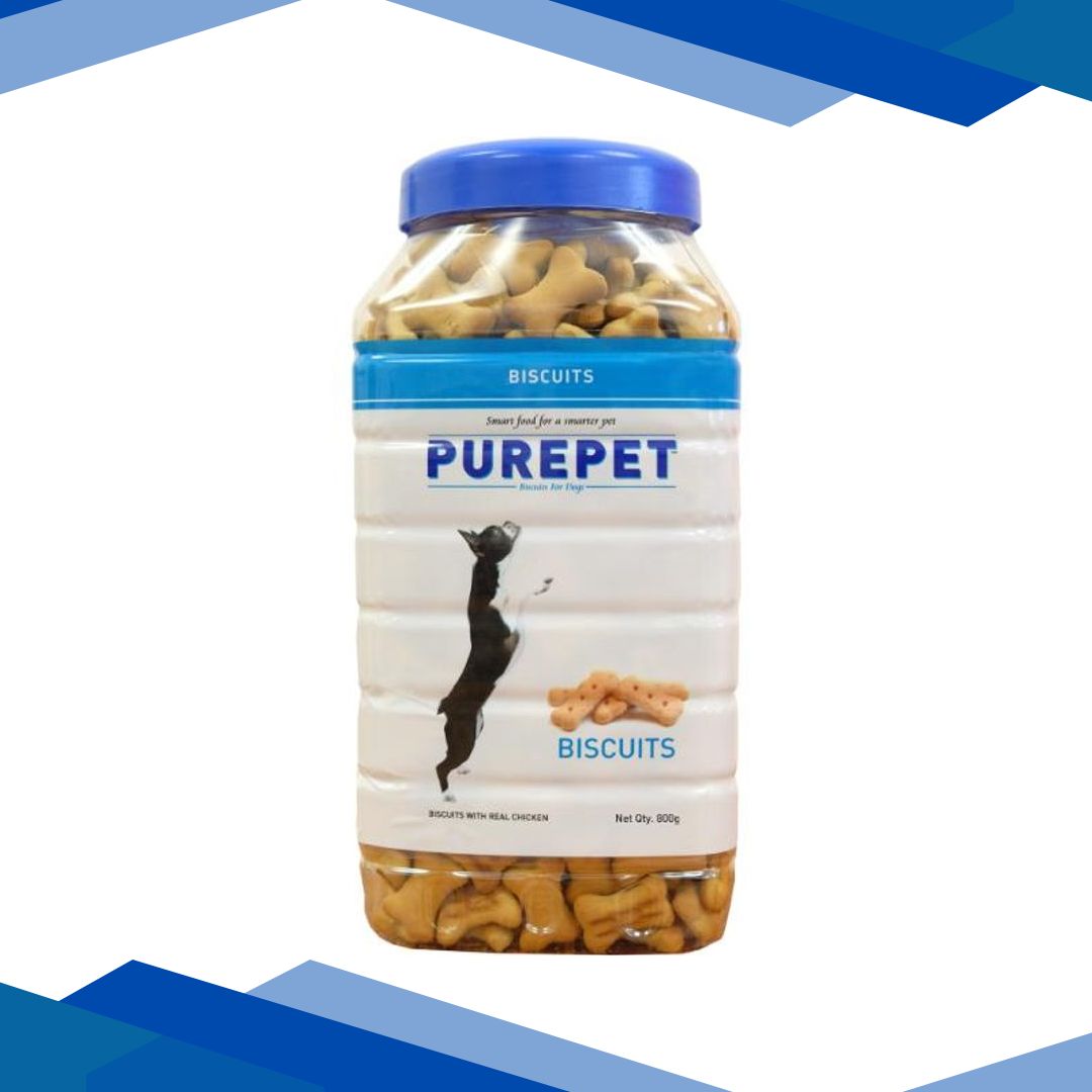 Purepet Biscuit Milk flavour For Dog Treats 800 g