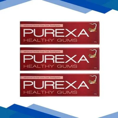 Purexa Healthy Gum Care Herbal Toothpaste (Pack of 3 x 100 gm) 1’s