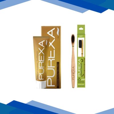 Purexa Oral Care Combo (Probiotic Anticavity Toothpaste 100 gm + Bamboo Toothbrush 1’s)