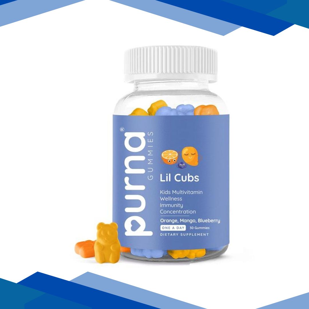 Purna Gummies Kids Multivitamin Gummies for Growth, Immunity and Health 30’s