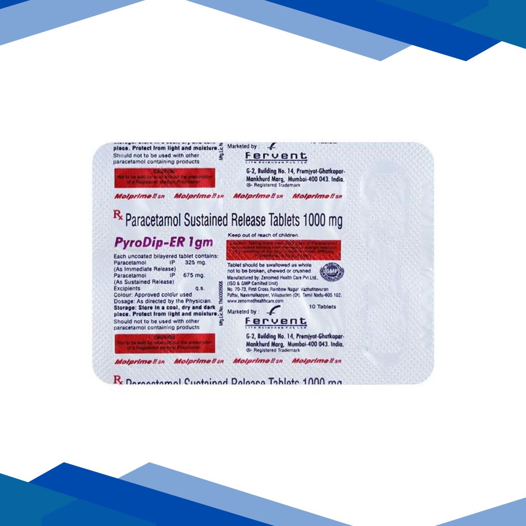 PYRODIP ER TABLET 10’S