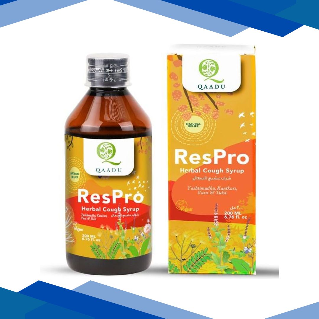Qaadu Respro Herbal Cough Syrup 200 ml