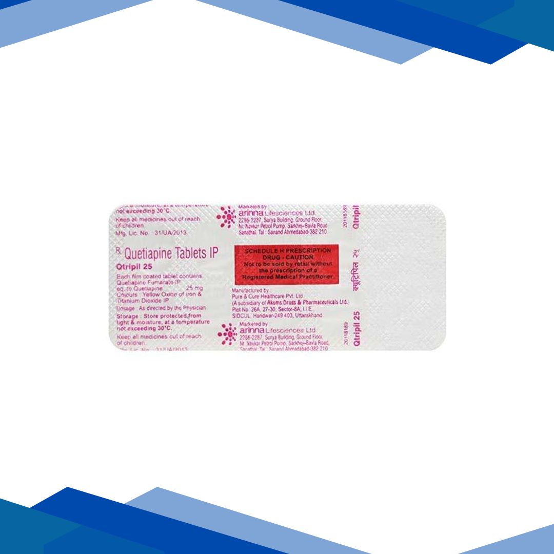 Qtripil 25mg Tablet 10’S