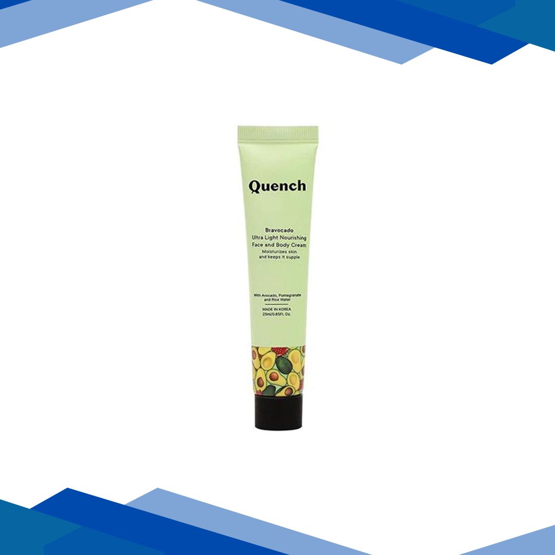 Quench Botanics Avocado Nourishing Body Lotion with Rice Water for Smooth & Plump Skin 25 ml