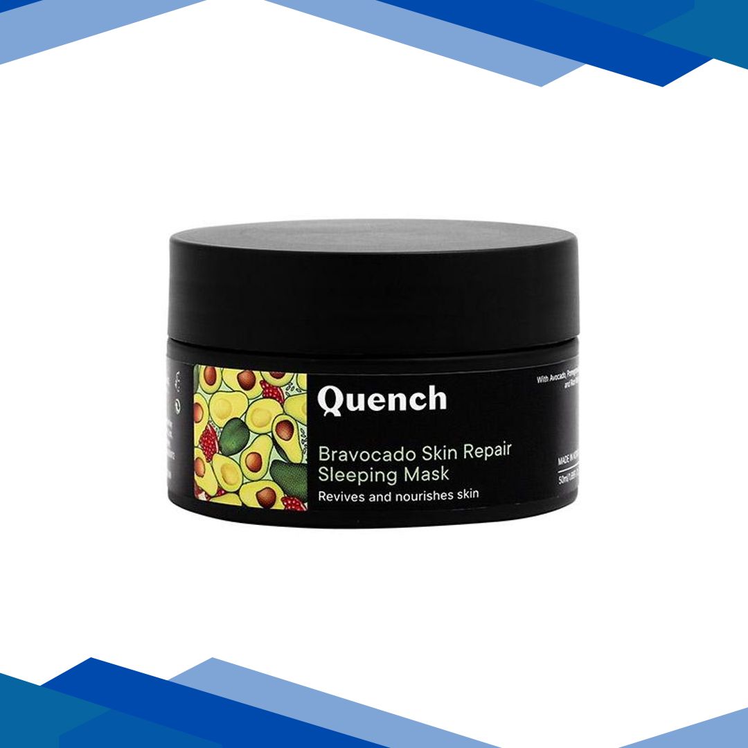 Quench Botanics Bravocado Skin Repairing Sleeping Mask, Korean Skin Care 50 ml