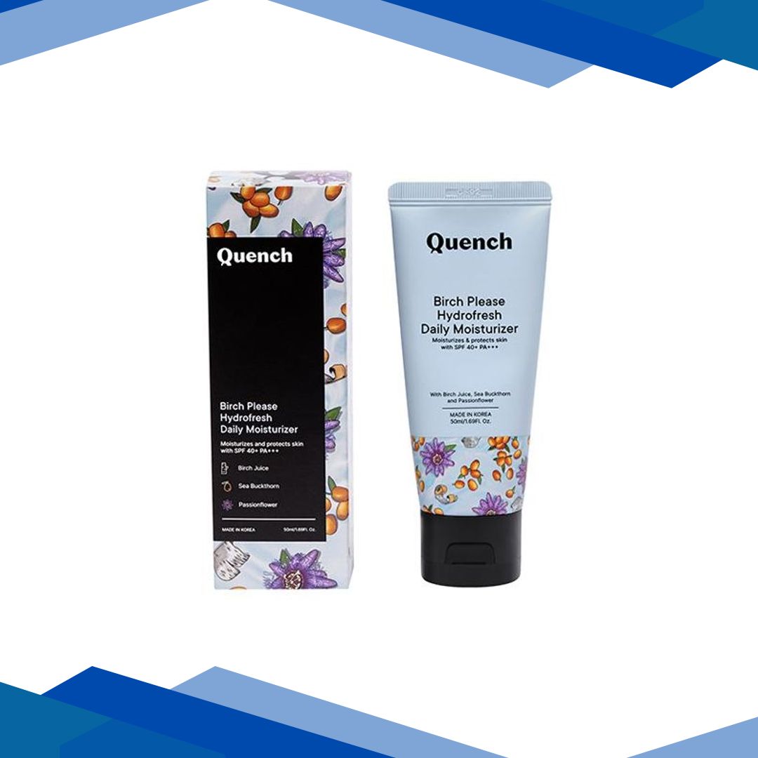 Quench Botanics Daily Moisturizer with SPF 40+ PA+++ Intensely Hydrates & Protects Skin 50 ml