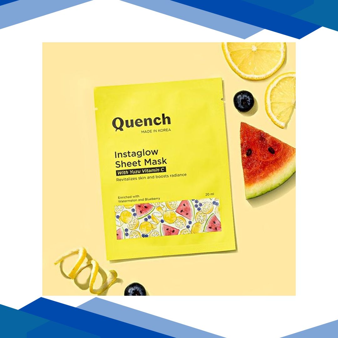 Quench Botanics Instaglow Sheet Mask (with Yuzu Vitamin C) 1’s