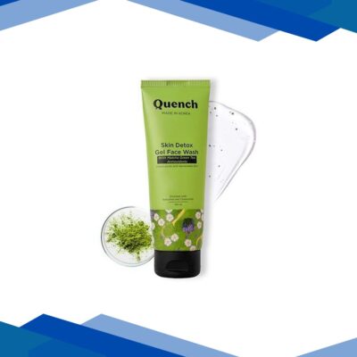 Quench Botanics Matcha Green Tea Face Wash Detoxifies and Purifies Skin for Oil & Acne Control 100 ml