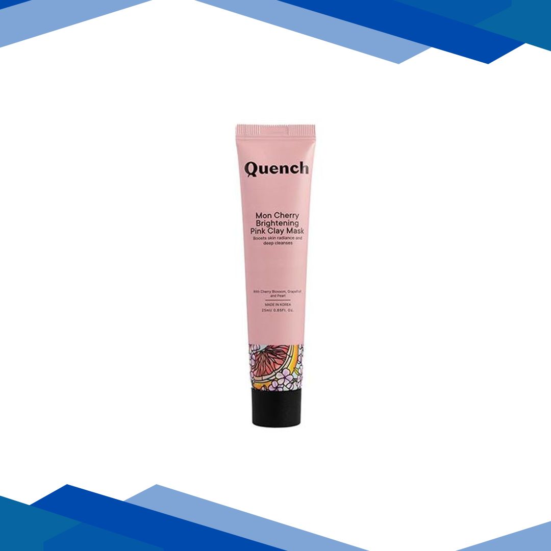 Quench Botanics Mon Cherry Brightening Pink Clay Mask 25 gm