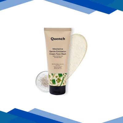Quench Botanics Rice Water & Vitamin E Face Wash for Gentle Exfoliation 100 ml