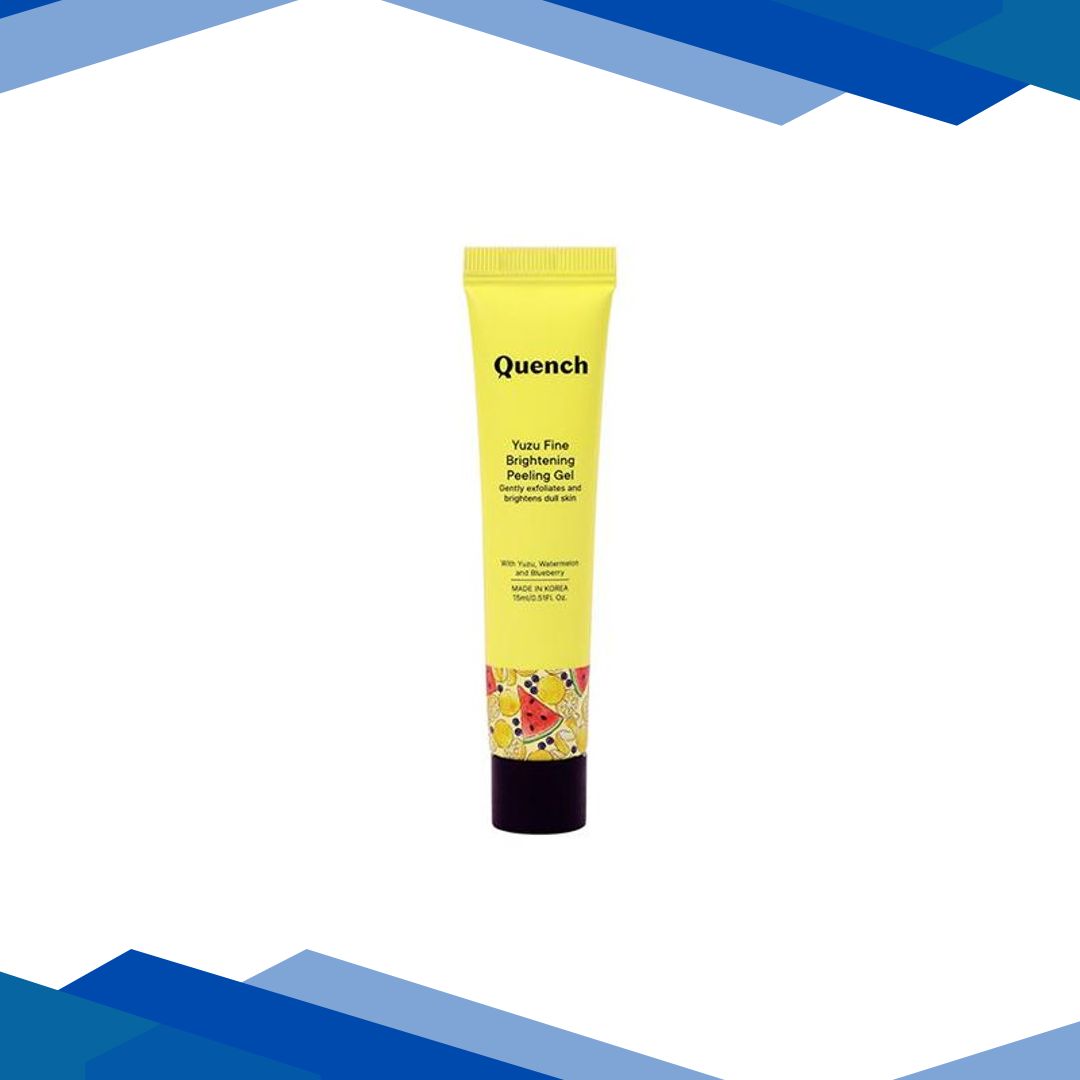 Quench Botanics Vitamin C Peeling Gel with Yuzu & Orange Peel To Brighten Dull Skin 15 ml