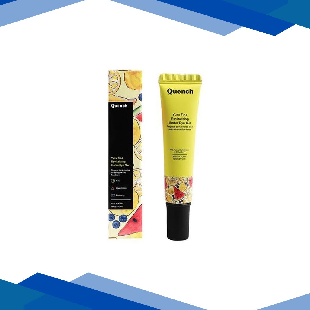 Quench Botanics Vitamin C Under Eye Gel for Dark Circles Minimizes Signs Of Ageing 15 ml