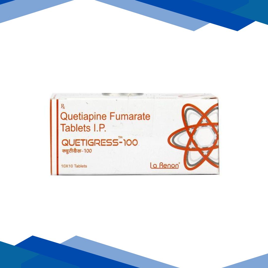 Quetigress 100mg Tablet 10’S