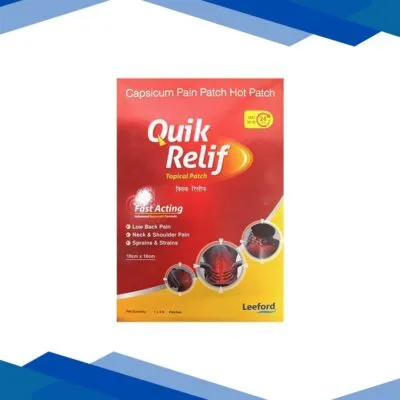 Quik Relif Topical patch (10cmx16cm) 3’s