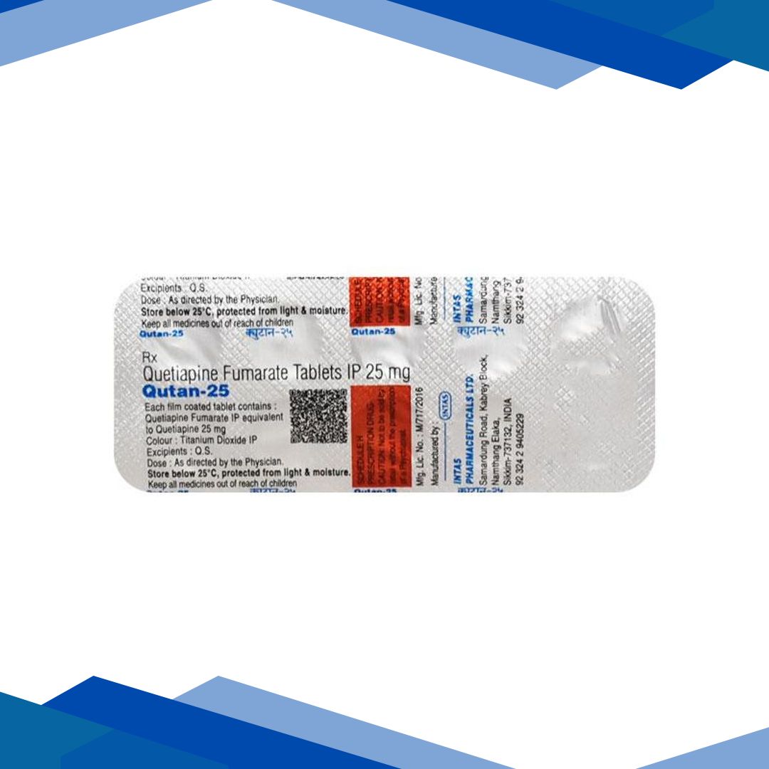 Qutan 25mg Tablet 10’S