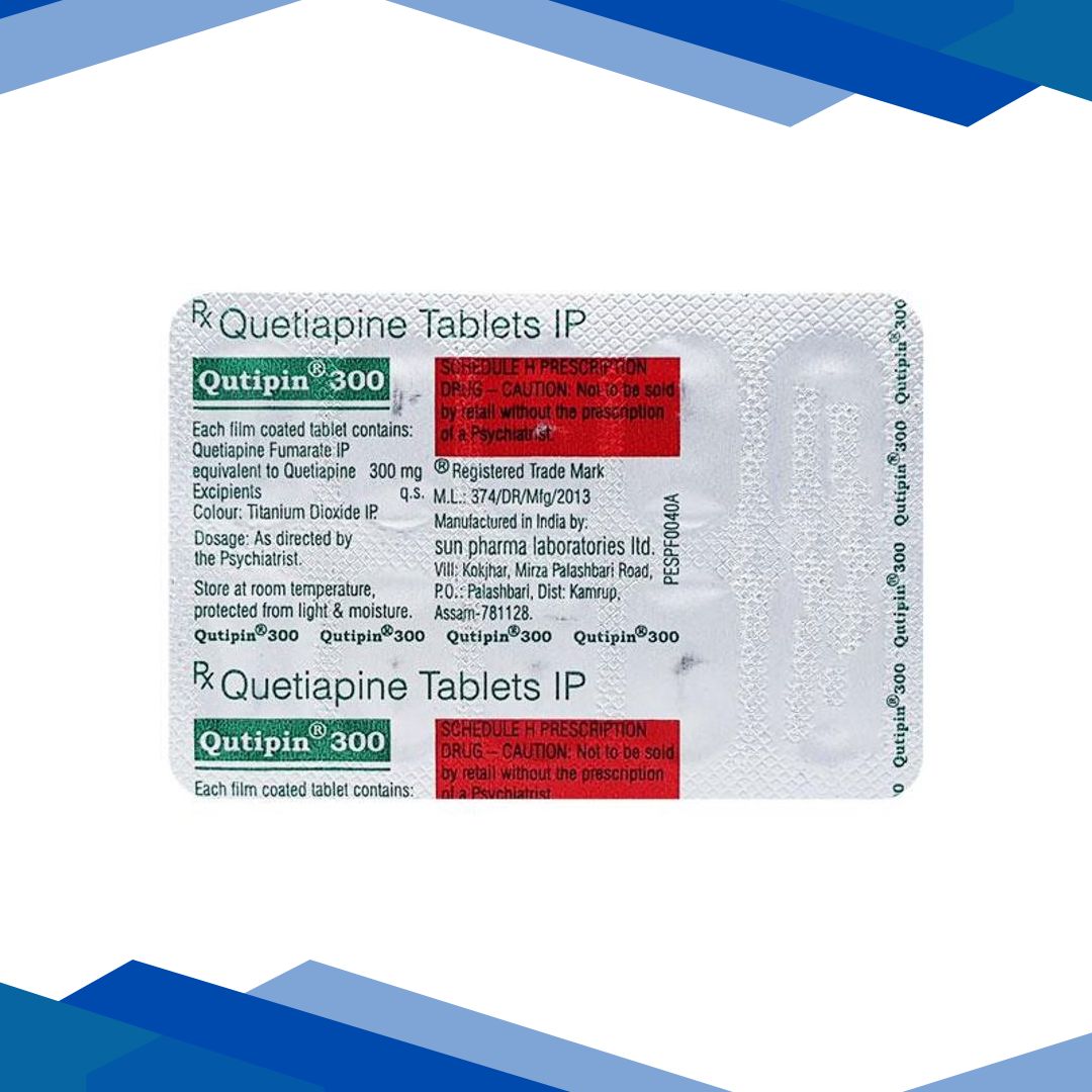 Qutipin 300mg Tablet 10’S