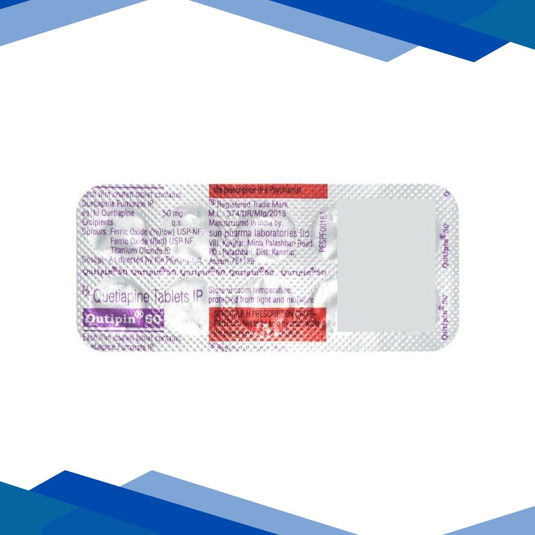 Qutipin 50mg Tablet 10’S