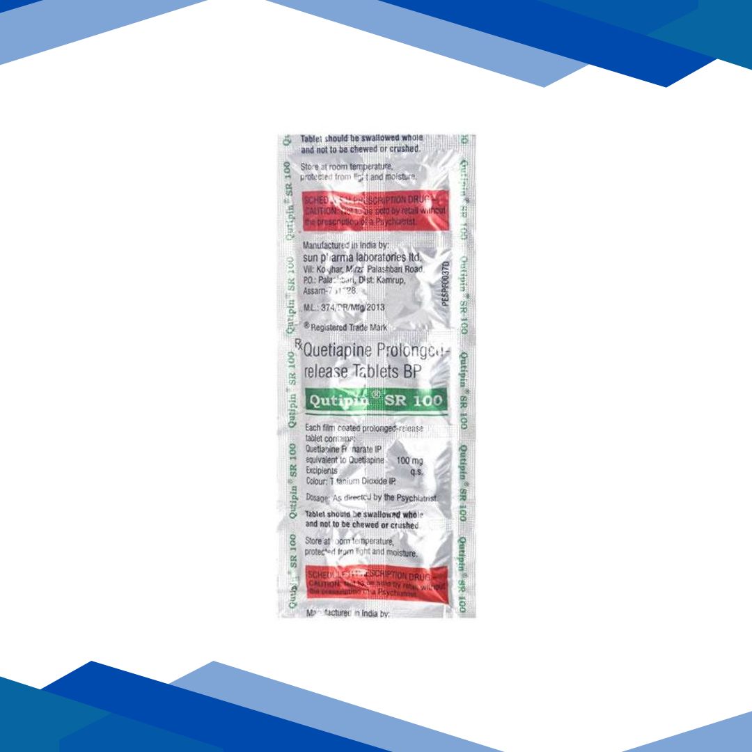 Qutipin SR 100mg Tablet 10’S