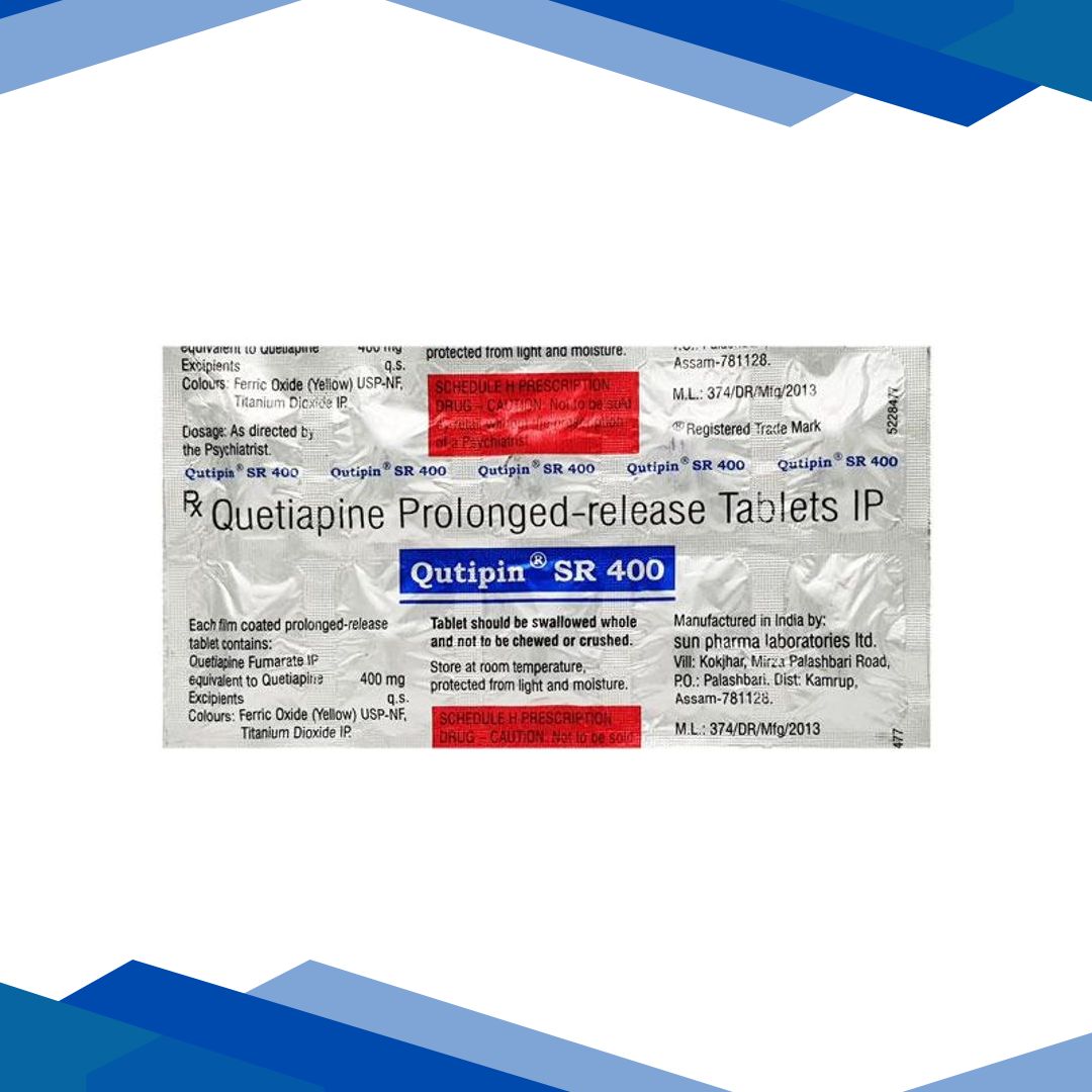Qutipin SR 400mg Tablet 10’S