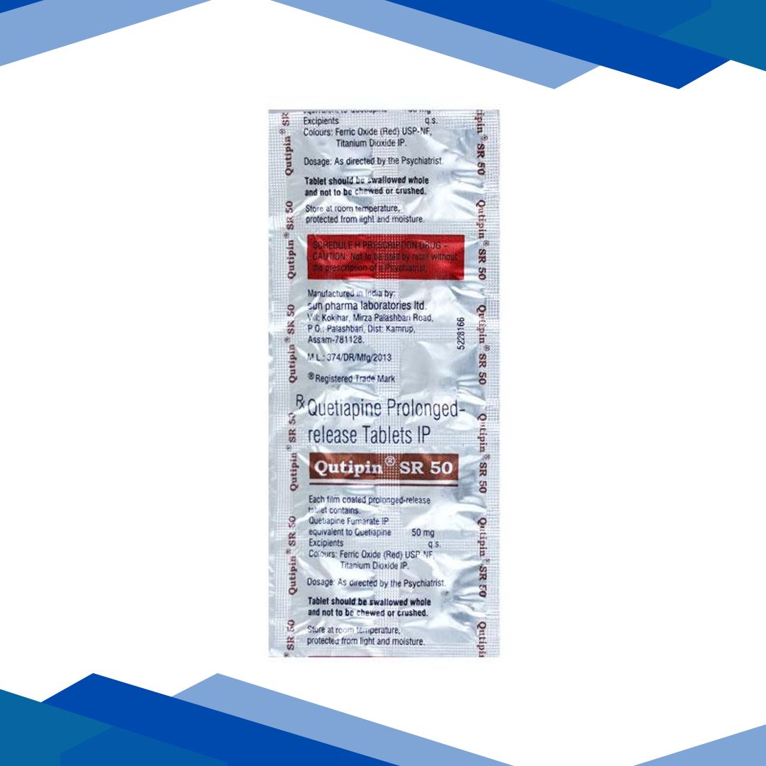 Qutipin SR 50mg Tablet 10’S