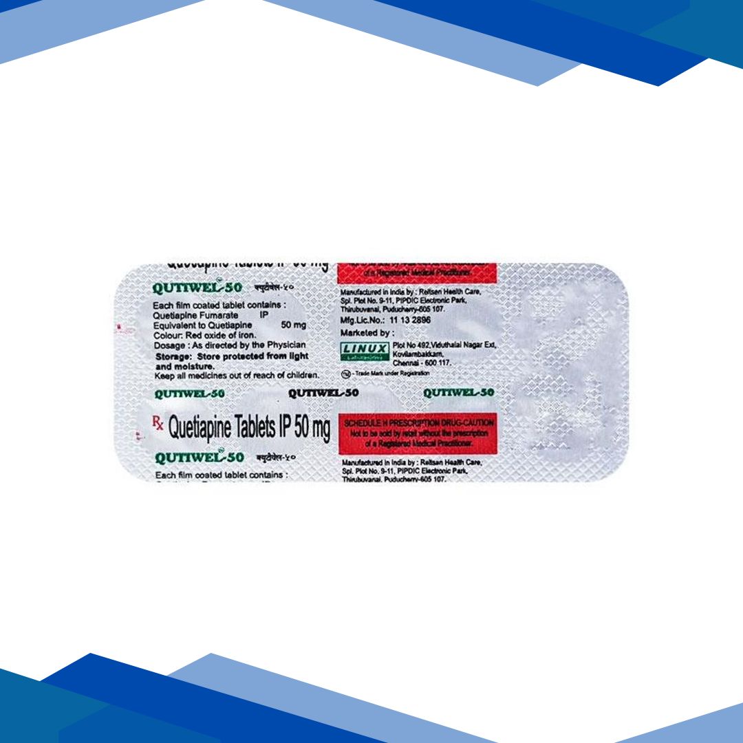 Qutiwel 50mg Tablet 10’S
