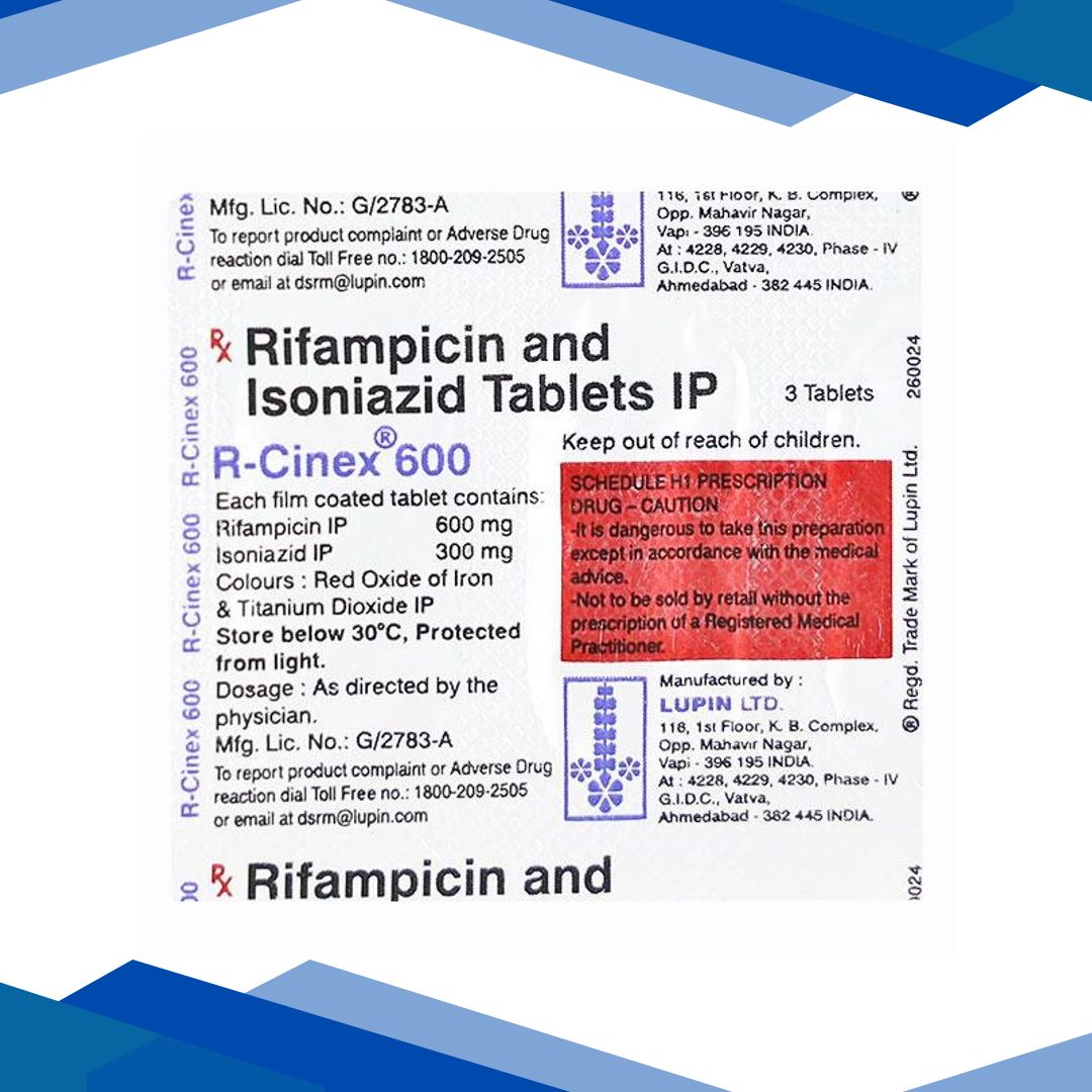 R CINEX 600MG TABLET 3’S