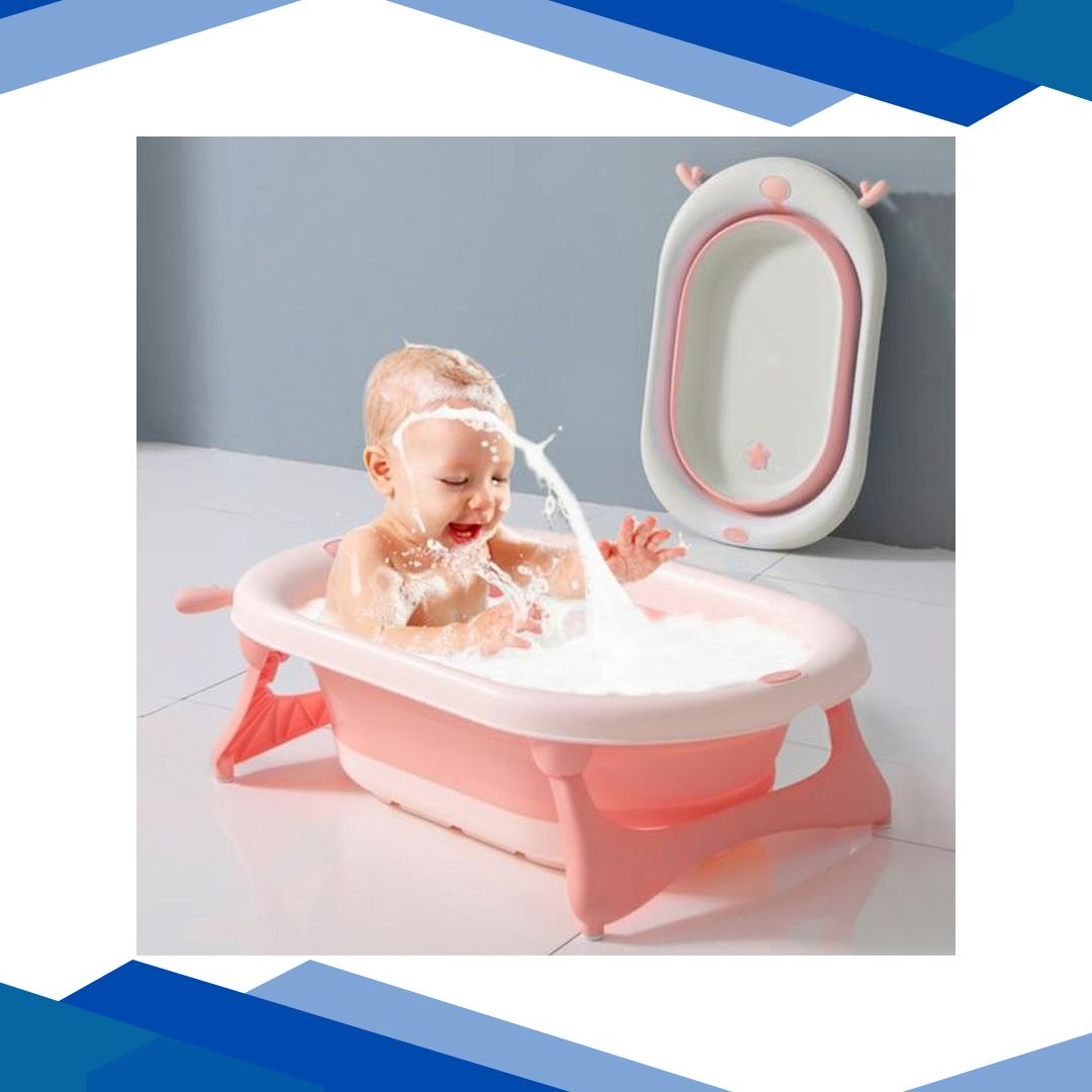 R for Rabbit Bubble Double Aqua Baby Bath Tub – Pink 1’s
