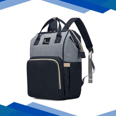 R for Rabbit Caramello Diaper Bag – Black Grey