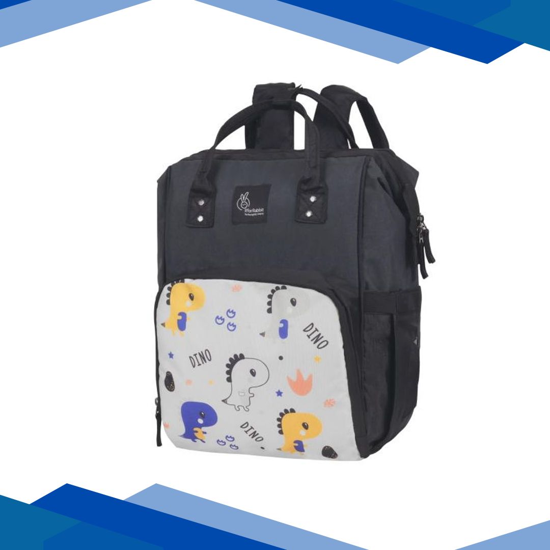 R for Rabbit Caramello Dino Diaper Bags – Grey 1’s
