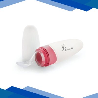 R for Rabbit First Feed Feeding Spoon – Red