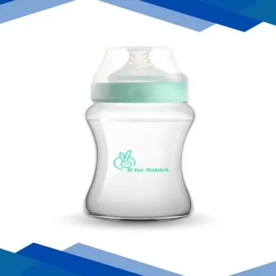 R For Rabbit First Feed Polypropylin Feeding Bottle 250 ml – Sea Green