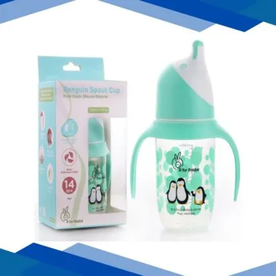 R For Rabbit Penguin Spout Sipper – Green 1’s